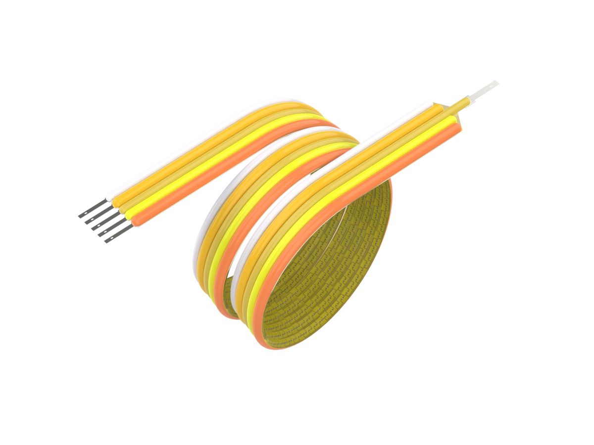 Filament flexible cinq couleurs